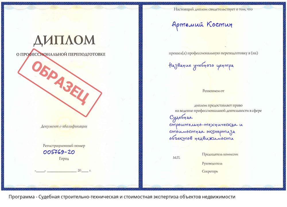 Судебная строительно-техническая и стоимостная экспертиза объектов недвижимости Солнечногорск