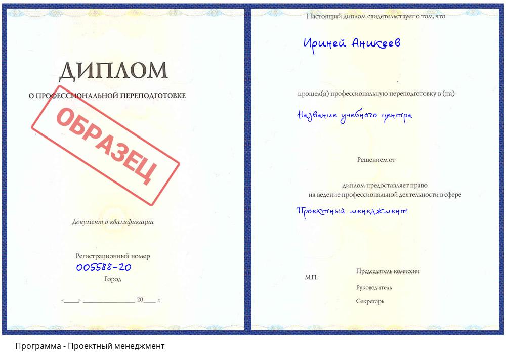 Проектный менеджмент Солнечногорск
